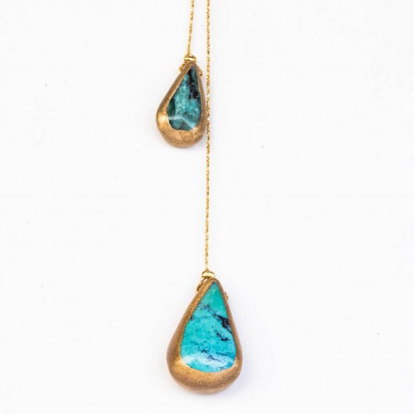 Collier sautoir en Turquoise