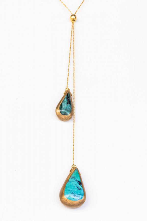 Collier sautoir en Turquoise – Image 2